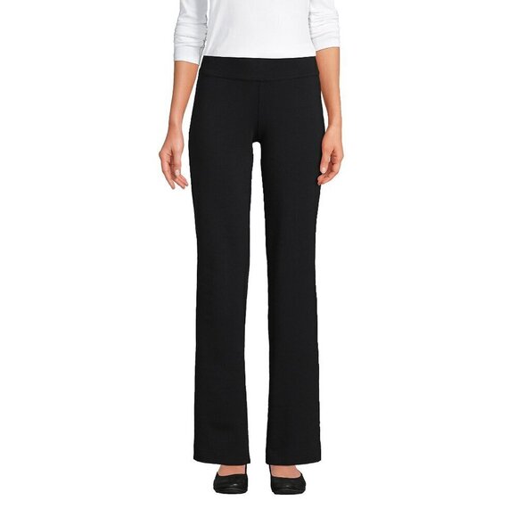 Lands' End Pants - Women's Active Mid Rise Pants Size L 14/16 Black, price recently dropped!